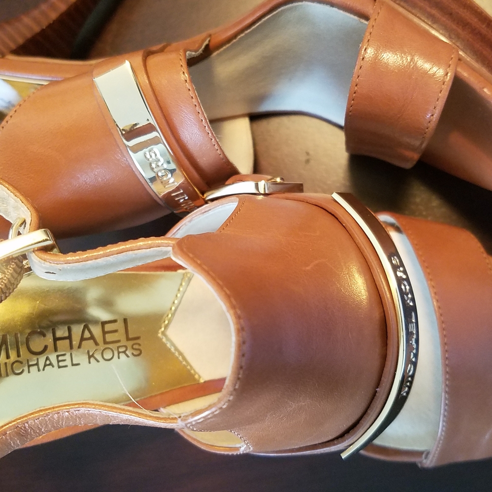 Michael Kors Tan Leather Women's Shoes